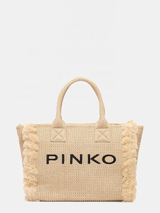 Obrázek produktu Pinko nákupní taška dámská z pletenky béžová