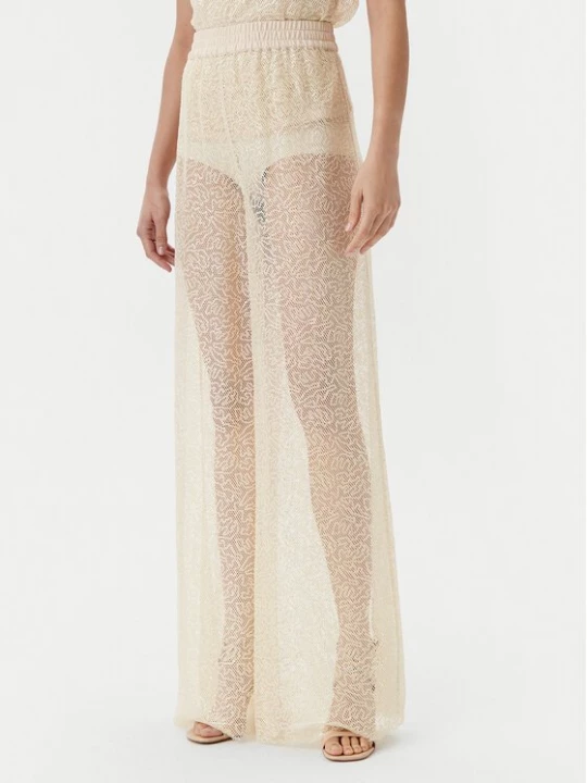 Obrázek produktu PINKO Palazzo kalhoty 105009 A2EX Béžová Regular Fit
