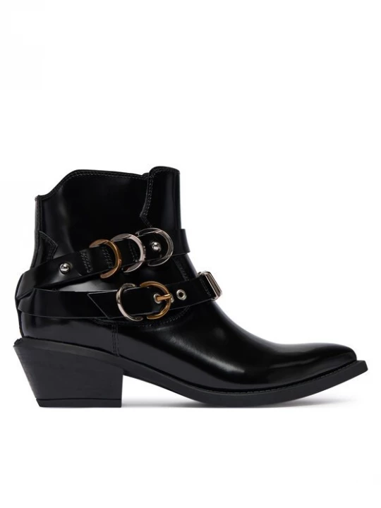 Obrázek produktu PINKO Polokozačky Ankle Boot Box Calf SD0343 P114 Z99 Černá