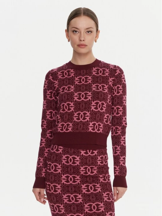 Obrázek produktu PINKO Svetr Gypsies 106041 A2YD Bordó Regular Fit