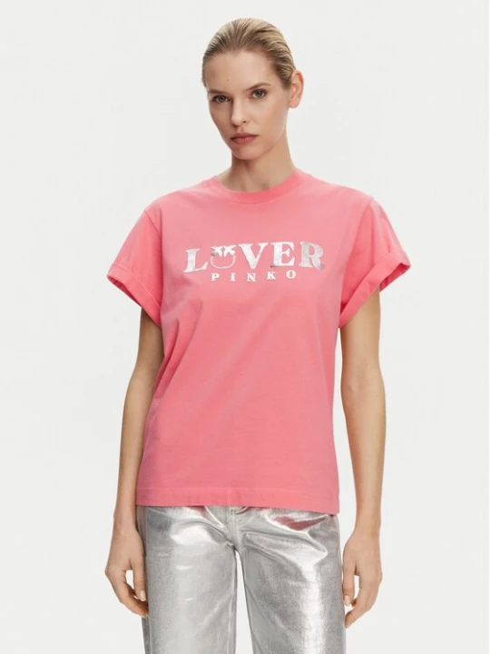 Obrázek produktu PINKO T-Shirt 104605 A2D1 N55 Růžová Regular Fit
