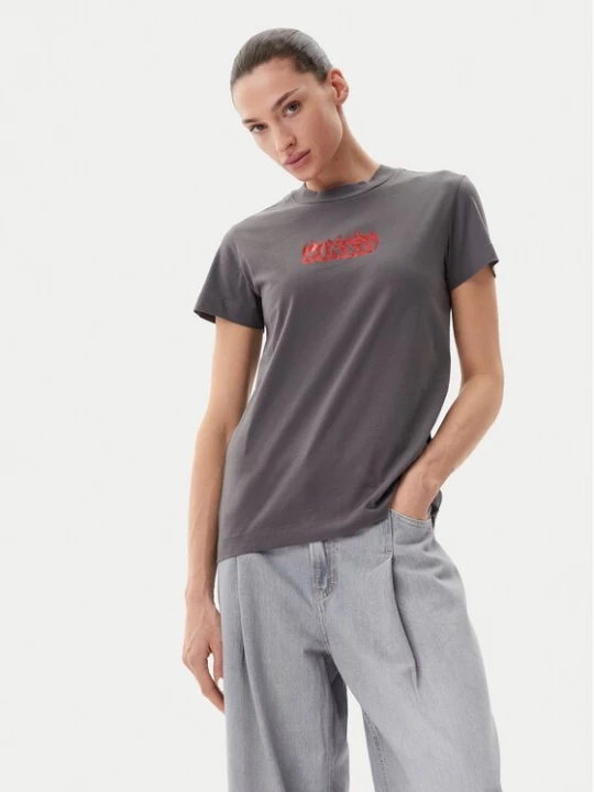 Obrázek produktu PINKO T-Shirt Trapani 105050 A2D6 Šedá Regular Fit