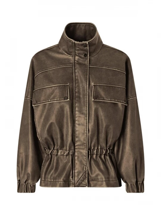 Obrázek produktu PINKO Zimní bunda 'PINKO BARKERIA BLOUSON TELA SPALMATA GIUBBINO' hnědá