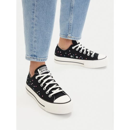 Obrázek produktu Plátěnky Converse Chuck Taylor All Star Lift Platform Mini Studs A19141C Černá