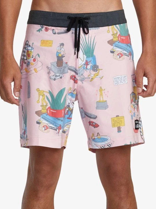 Obrázek produktu Plavecké šortky RVCA růžová