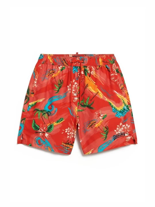 Obrázek produktu Plavecké šortky Superdry červená