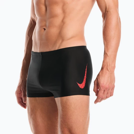 Obrázek produktu Plavky Nike Logo Graphic Square Leg University Red Černá