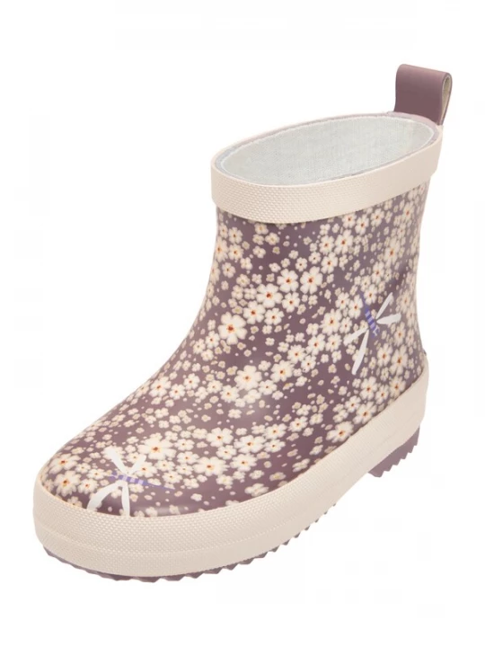 Obrázek produktu PLAYSHOES Gumové holínky  béžová / hnědá / bledě fialová / fialkově modrá