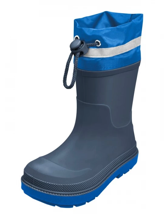 Obrázek produktu PLAYSHOES Gumové holínky  modrá / marine modrá / světle šedá