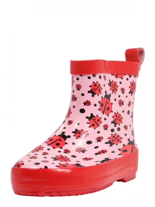 Obrázek produktu PLAYSHOES Gumové holínky  růžová / světle červená / černá
