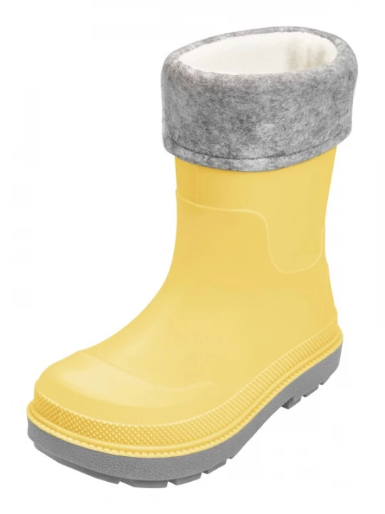 Obrázek produktu PLAYSHOES Gumové holínky  žlutá / šedá