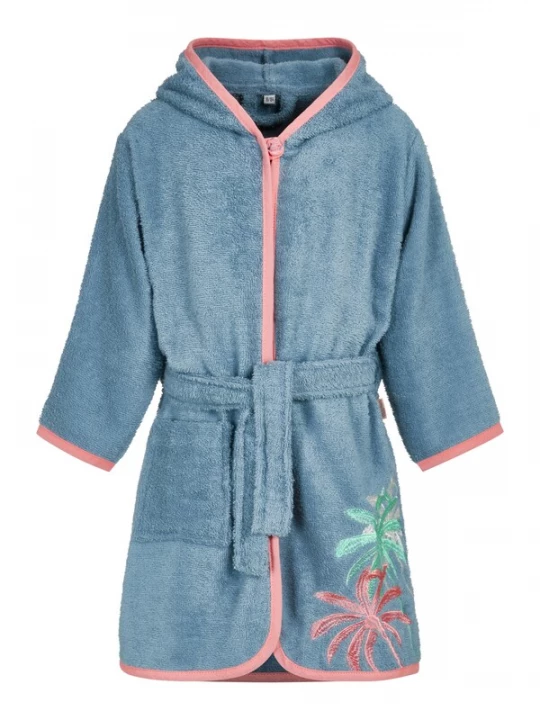 Obrázek produktu PLAYSHOES Koupací plášť šedobéžová / zelená / růžová