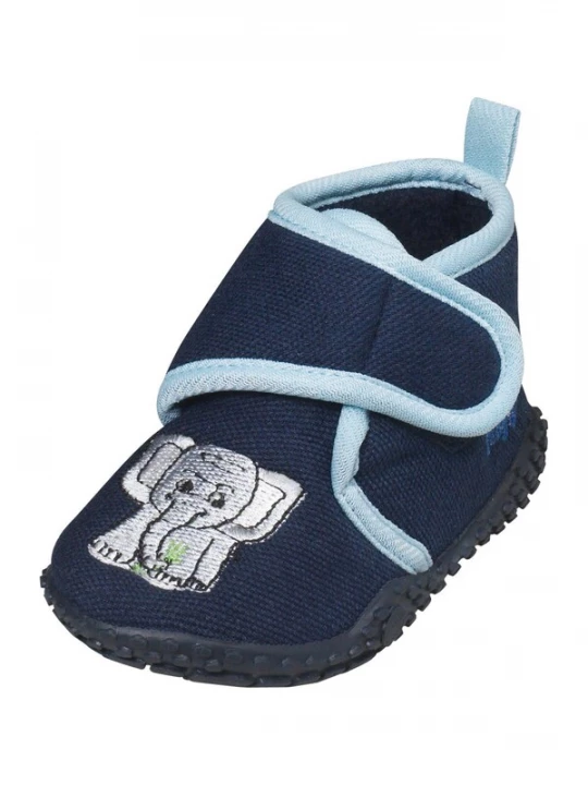 Obrázek produktu PLAYSHOES Pantofle 'Elefant' marine modrá / světlemodrá / světle šedá
