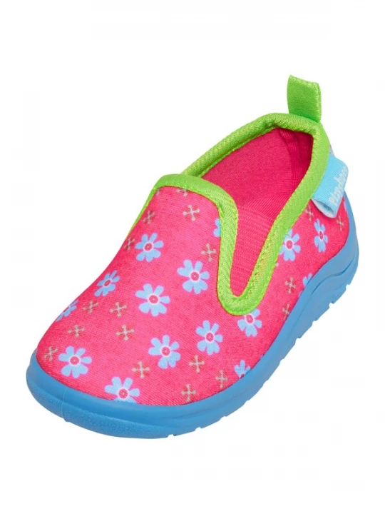Obrázek produktu PLAYSHOES Pantofle nebeská modř / limetková / pink