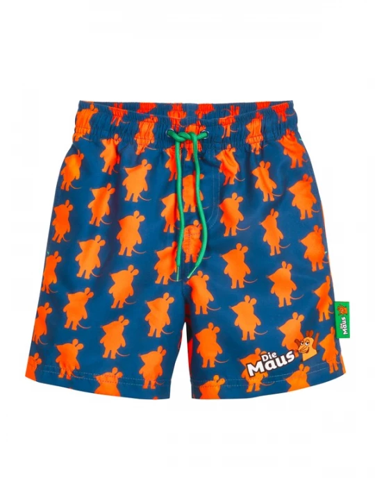 Obrázek produktu PLAYSHOES Plavecké šortky 'Pirat'  marine modrá / oranžová