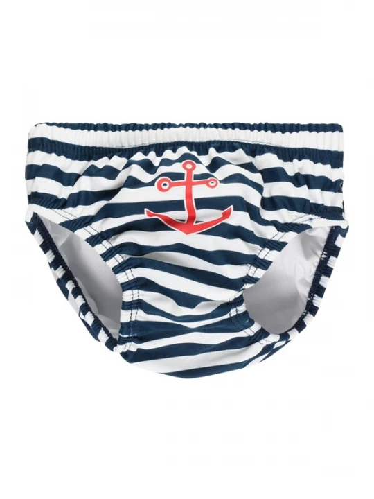 Obrázek produktu PLAYSHOES Plavky  námořnická modř / světle červená / bílá