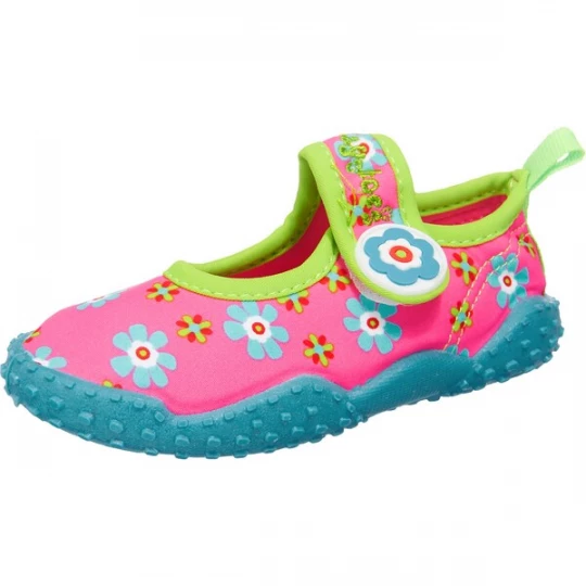 Obrázek produktu PLAYSHOES Polobotky  aqua modrá / kiwi / pink / červená / bílá