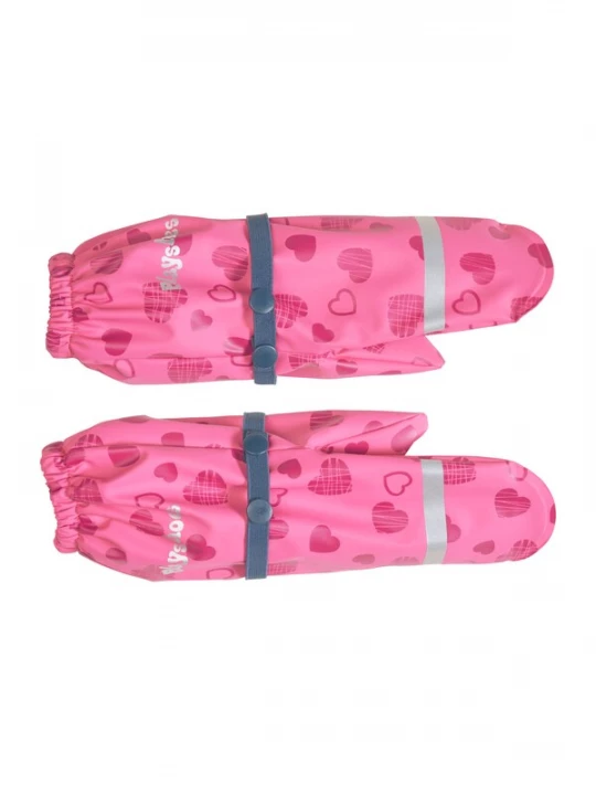 Obrázek produktu PLAYSHOES Rukavice 'Herzchen' šedá / fialkově modrá / pink / pitaya