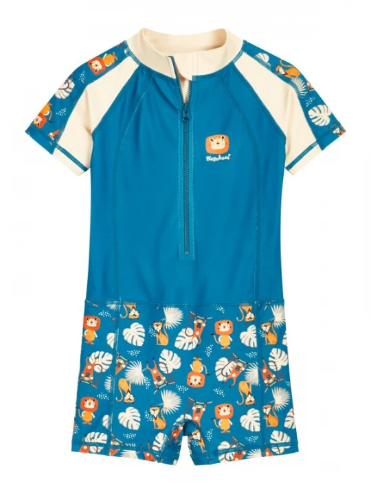 Obrázek produktu PLAYSHOES UV ochrana 'Dschungel'  krémová / petrolejová / oranžová / černá