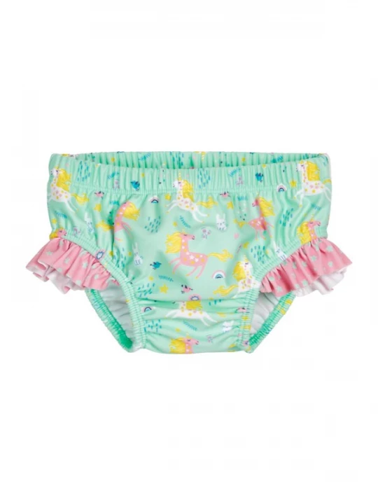 Obrázek produktu PLAYSHOES UV ochrana 'Einhorn' žlutá / mátová / růžová / bílá