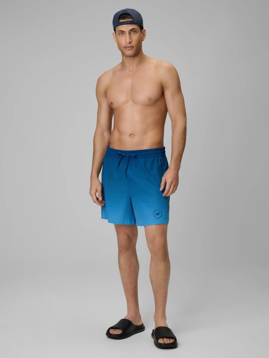 Obrázek produktu Plážové boardshorty pánské - tyrkysové 4F tyrkysový