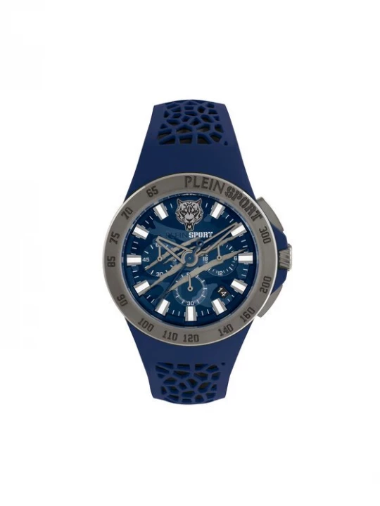 Obrázek produktu Plein Sport Hodinky Thunderstorm Chrono PSABA0223 Modrá