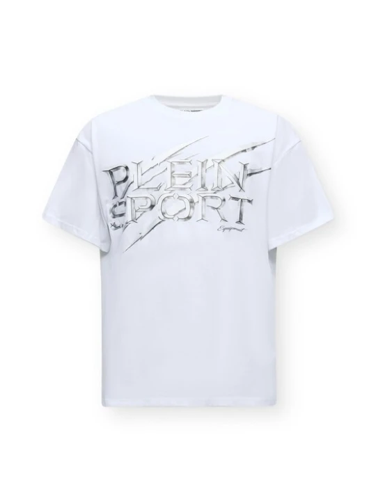 Obrázek produktu Plein Sport Tričko stříbrně šedá / bílá