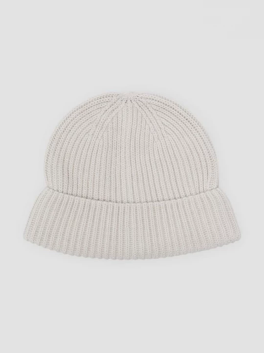 Obrázek produktu Pletená bavlněná čepice beanie s ohrnutým lemem s.Oliver krémová