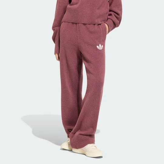 Obrázek produktu PLETENÉ KALHOTY ESSENTIALS Adidas Burgundy