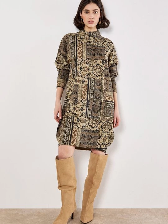 Obrázek produktu Pletené šaty Apricot khaki