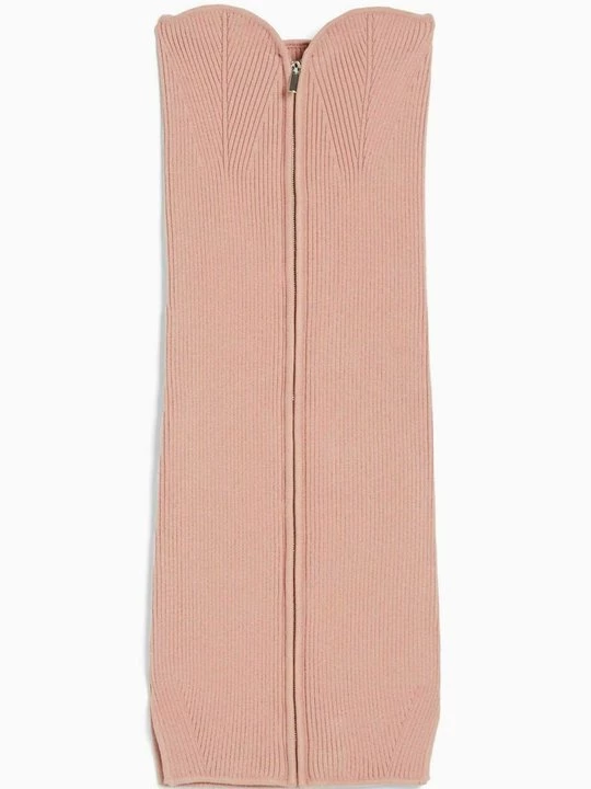 Obrázek produktu Pletené šaty Bershka růžová