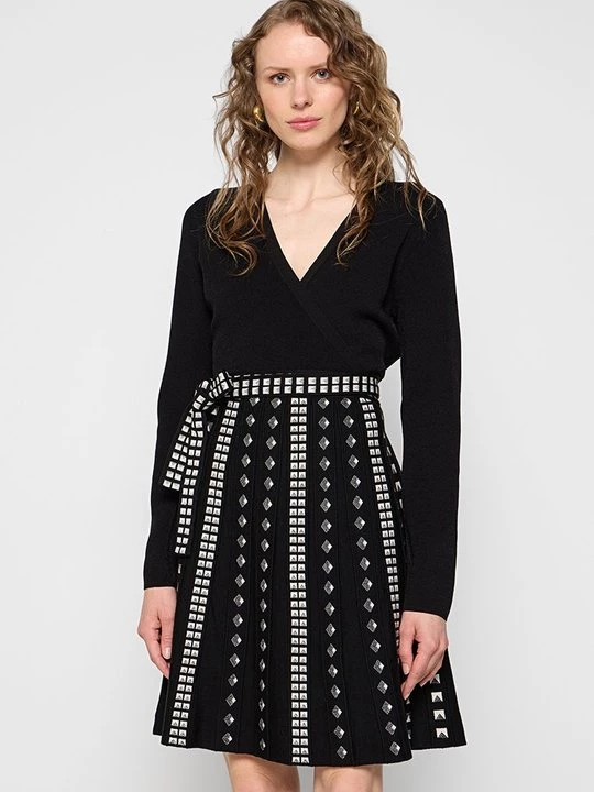 Obrázek produktu Pletené šaty Diane Von Furstenberg černá