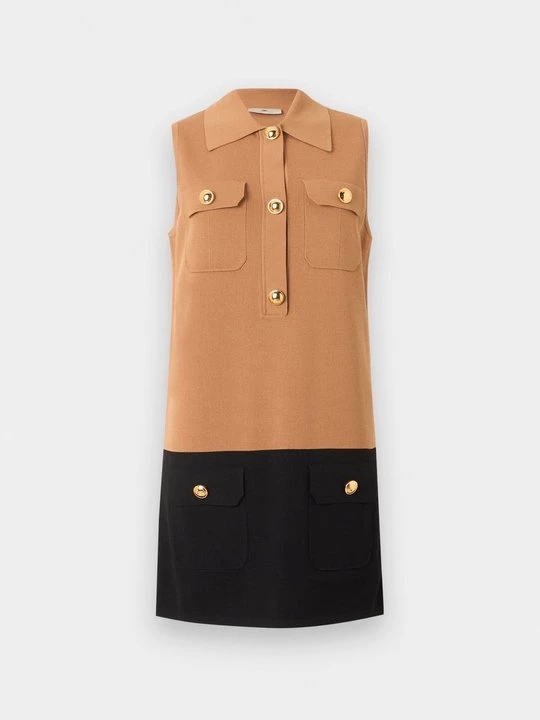 Obrázek produktu Pletené šaty Elisabetta Franchi béžová