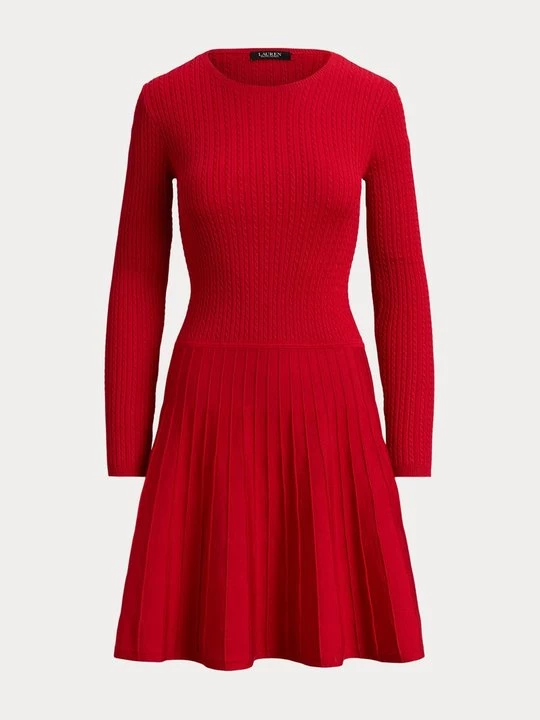 Obrázek produktu Pletené šaty Lauren Ralph Lauren červená