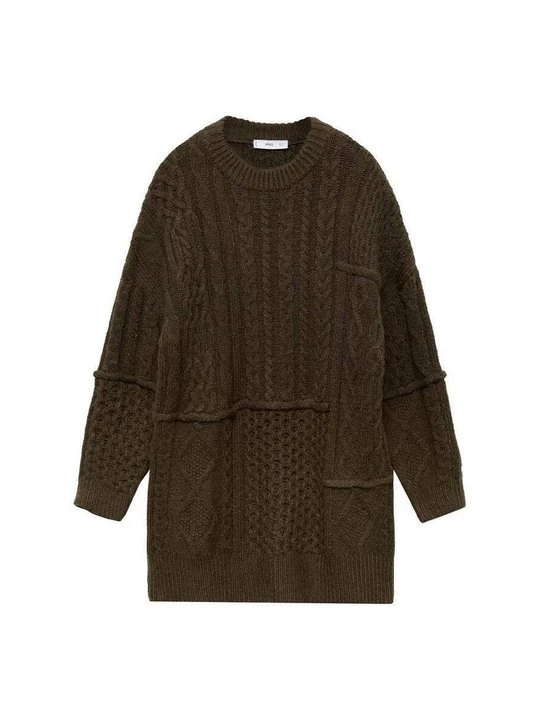 Obrázek produktu Pletené šaty Mango khaki