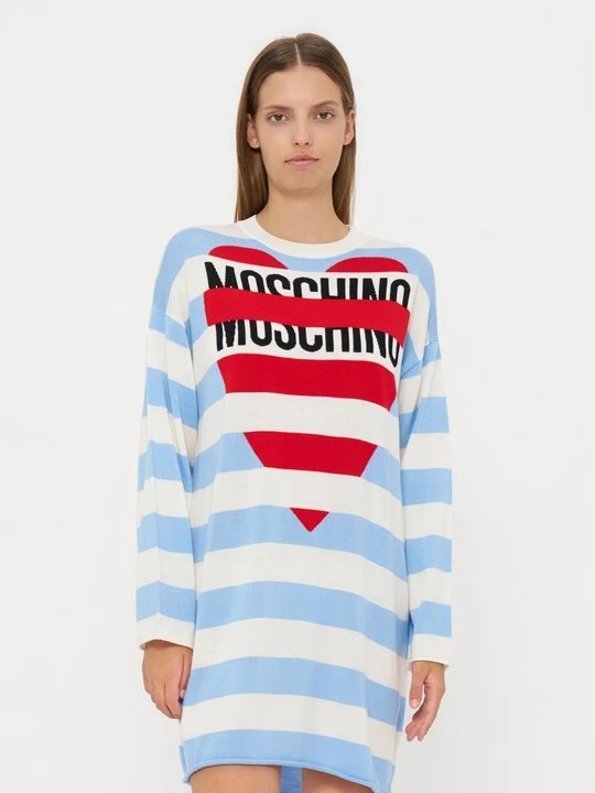 Obrázek produktu Pletené šaty MOSCHINO modrá