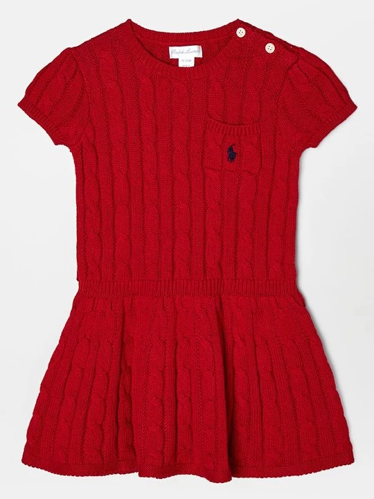 Obrázek produktu Pletené šaty Polo Ralph Lauren červená