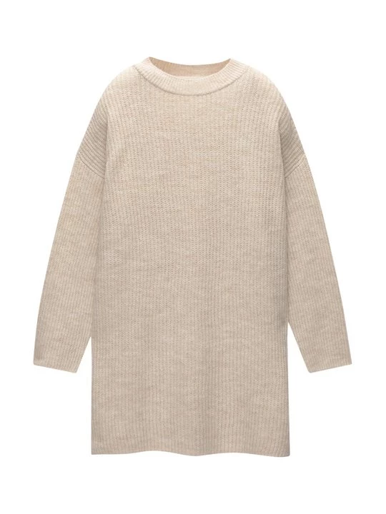 Obrázek produktu Pletené šaty PULL&BEAR písková