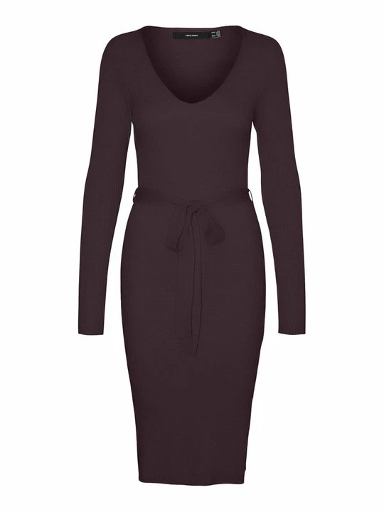 Obrázek produktu Pletené šaty Vero Moda bordeaux