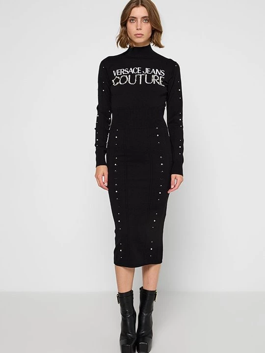 Obrázek produktu Pletené šaty Versace Jeans Couture černá