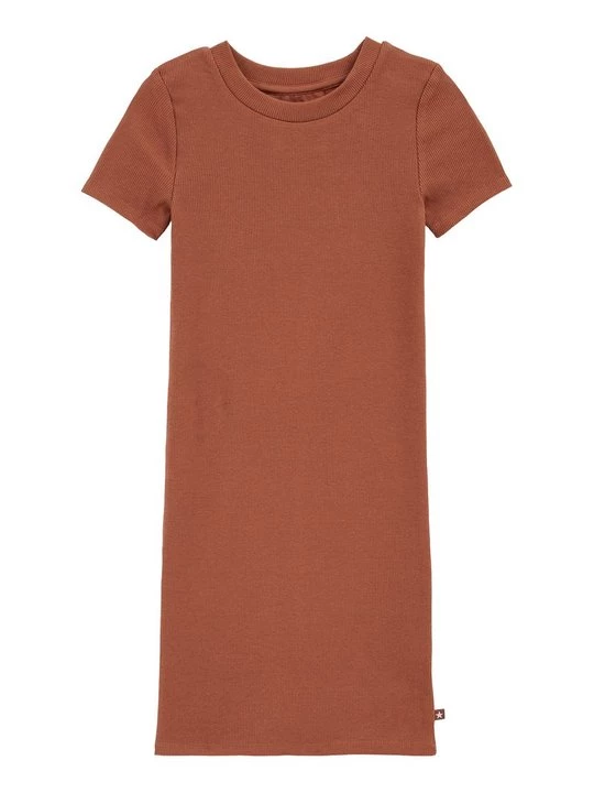 Obrázek produktu Pletené šaty WE Fashion melírovaná světle hnědá