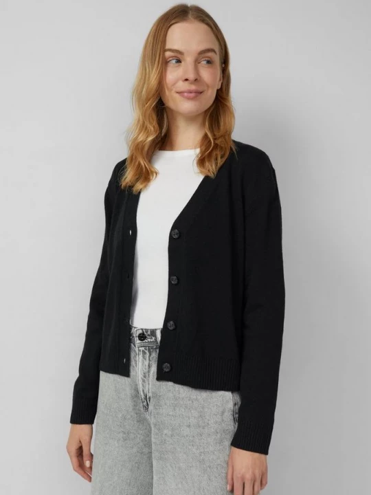 Obrázek produktu Pletený kardigan se knoflíkovým zapínáním s.Oliver černá