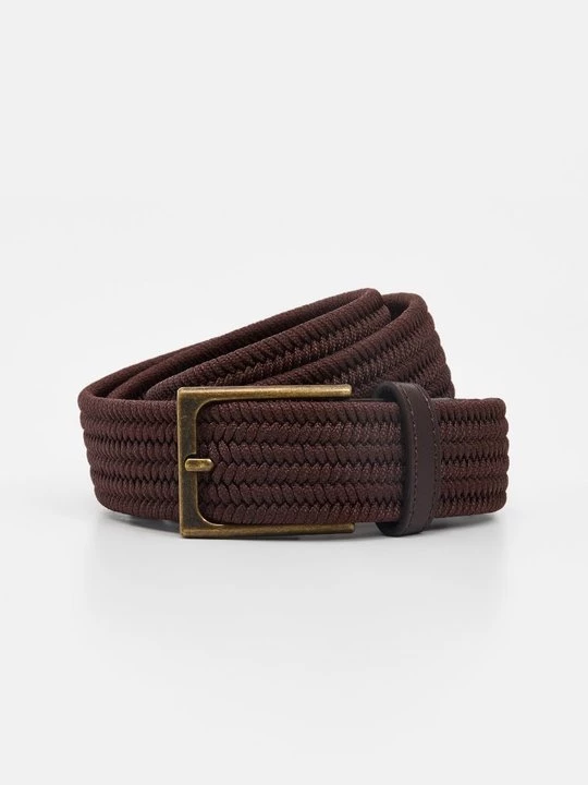 Obrázek produktu Pletený pásek Barbour metalická červená