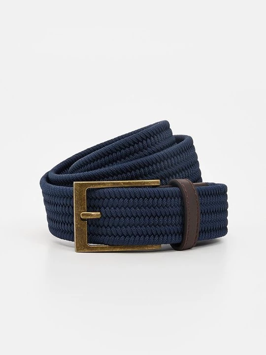 Obrázek produktu Pletený pásek Barbour tmavě modrá
