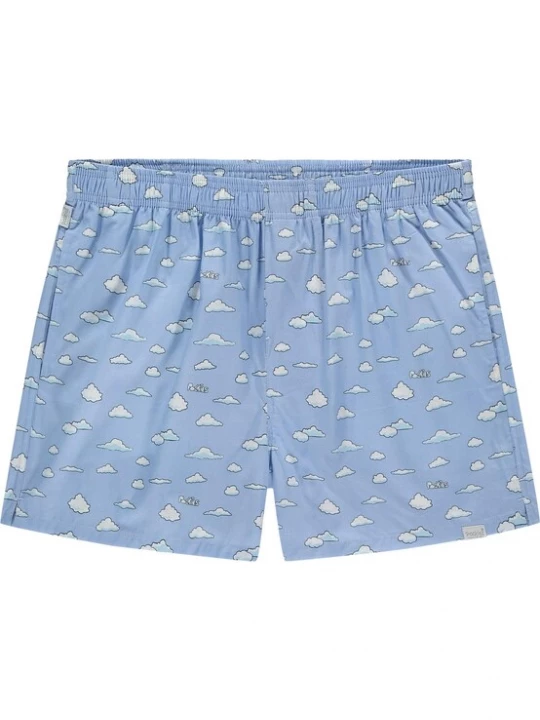 Obrázek produktu Pockies Boxerky 'Blue Dream' světlemodrá / šedá / černá
