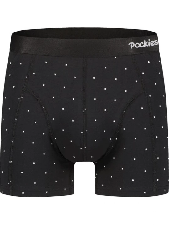Obrázek produktu Pockies Boxerky  černá / bílá