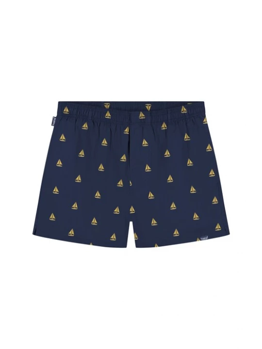 Obrázek produktu Pockies Boxerky 'Sailing' námořnická modř / žlutá