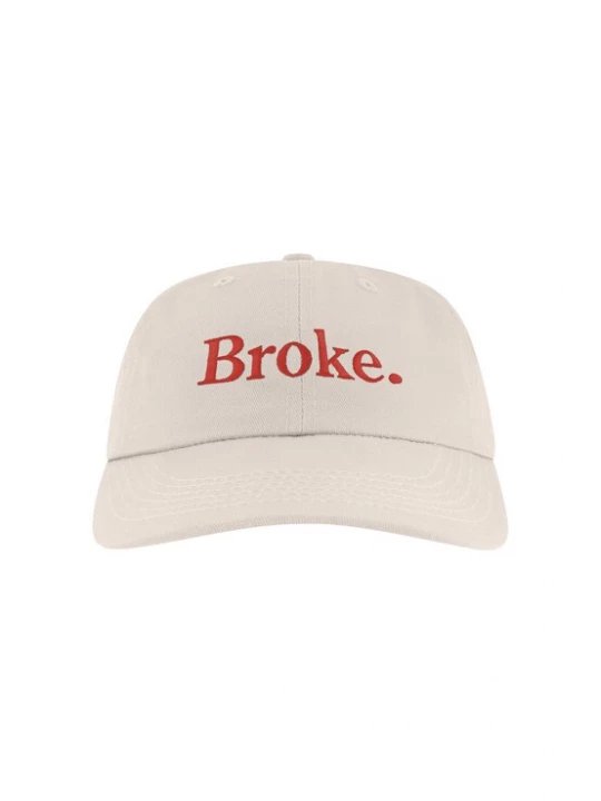 Obrázek produktu Pockies Kšiltovka 'Broke' béžová / červená
