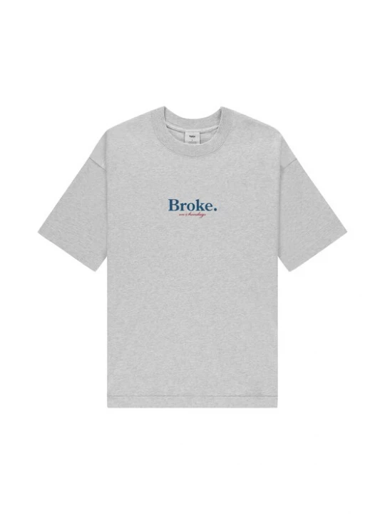 Obrázek produktu Pockies Tričko 'Broke' modrá / šedý melír / červená