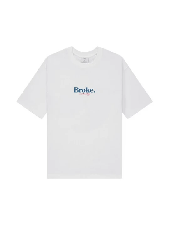 Obrázek produktu Pockies Tričko 'Broke' tmavě modrá / červená / bílá